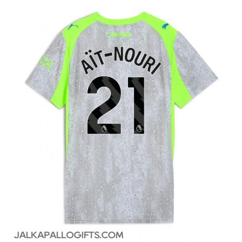 Manchester City Rayan Ait-Nouri #21 Kolmaspaita Naiset 2025-26 Lyhythihainen